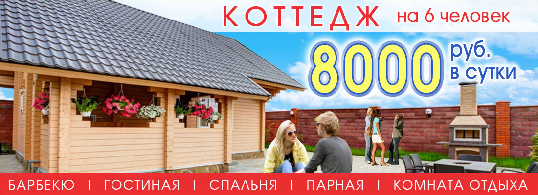 Коттедж на сутки в Никифорово